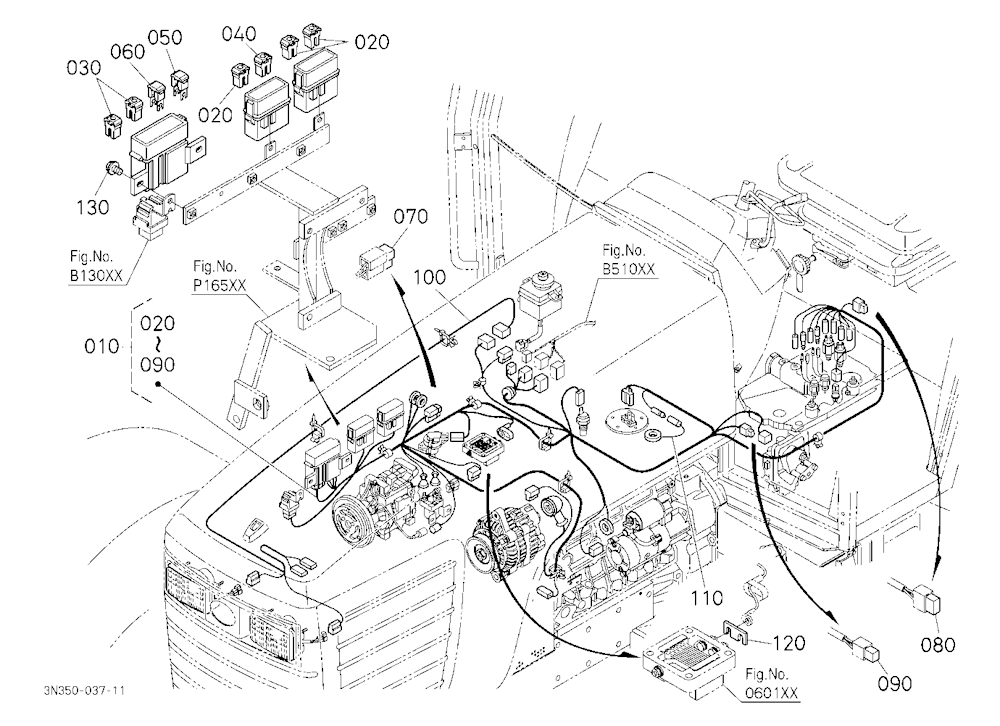 Electrical Wiring (Engine) [Dual Speed Type] [Wide
