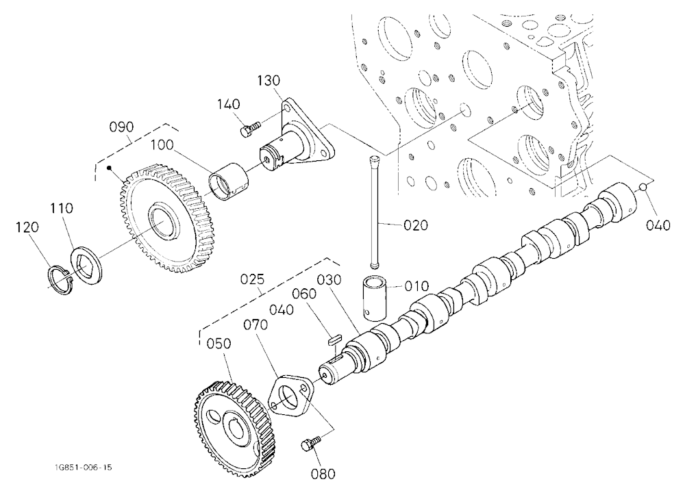 Camshaft And Idle Gear Shaft