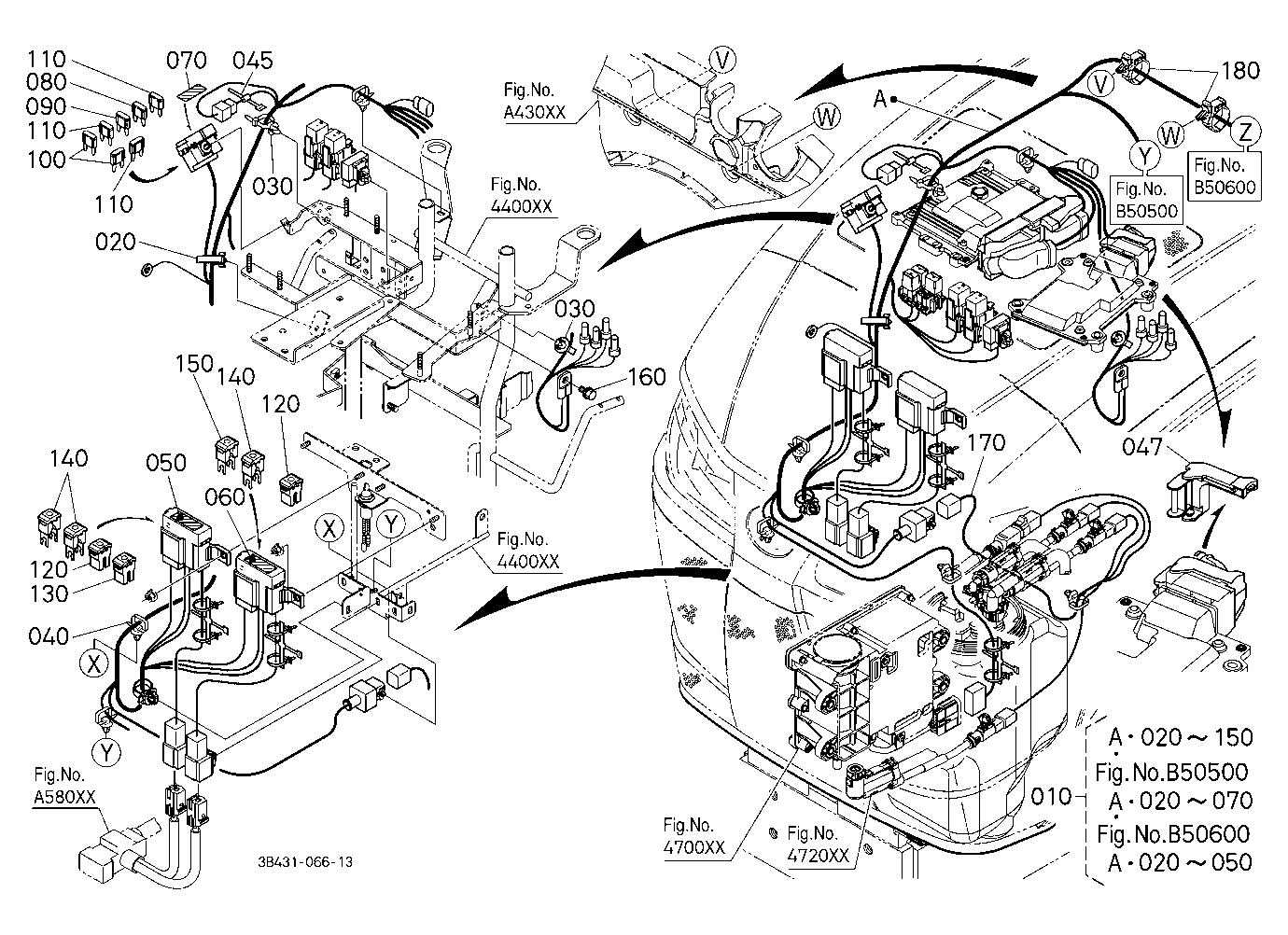 Electrical Wiring (Engine Front)