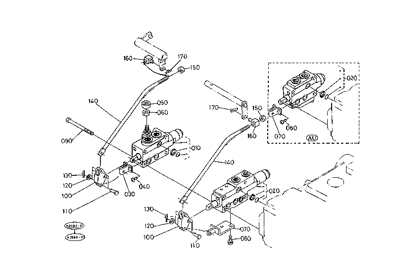 Aux.Control Valve With Cab