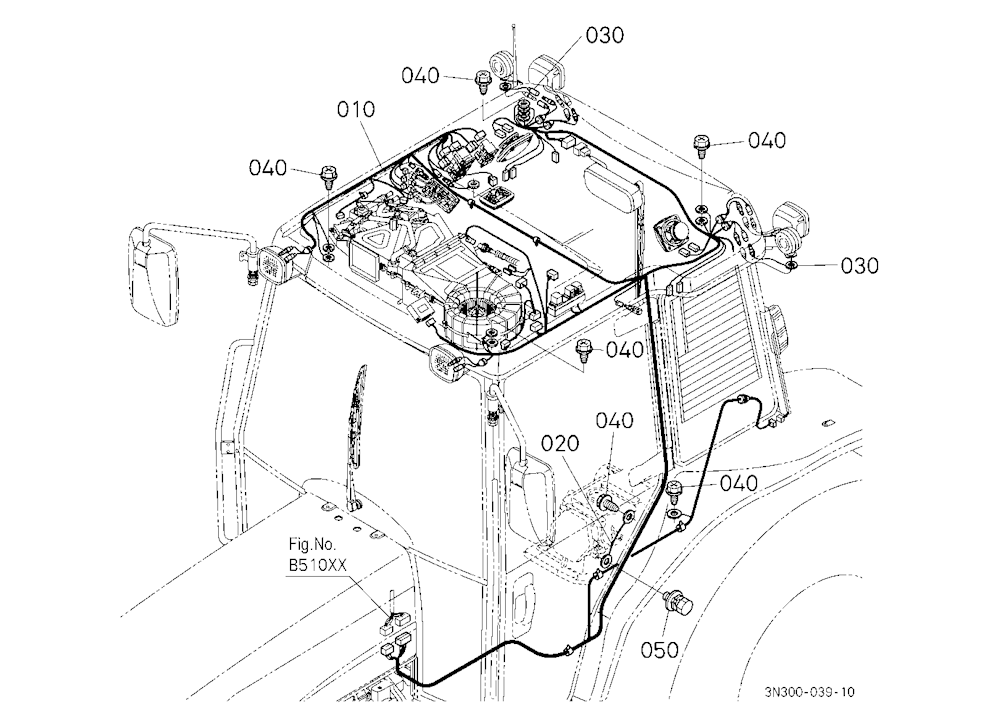Electrical Wiring (Cab) [Previous Cab Type] [Ca]