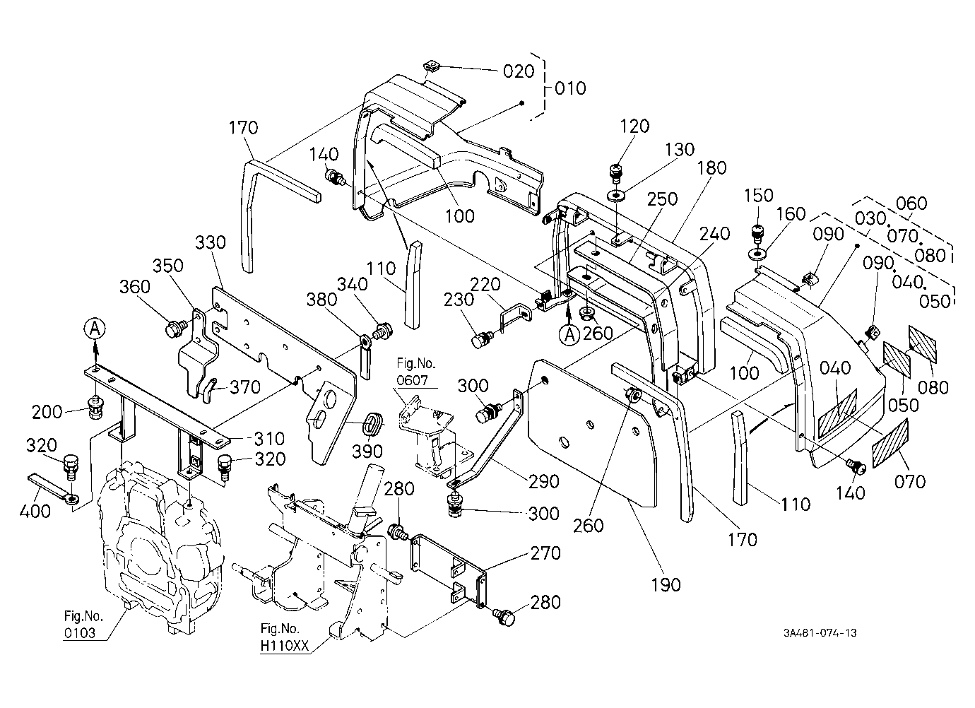 Hood(Bonnet) Rear [Rops Type]