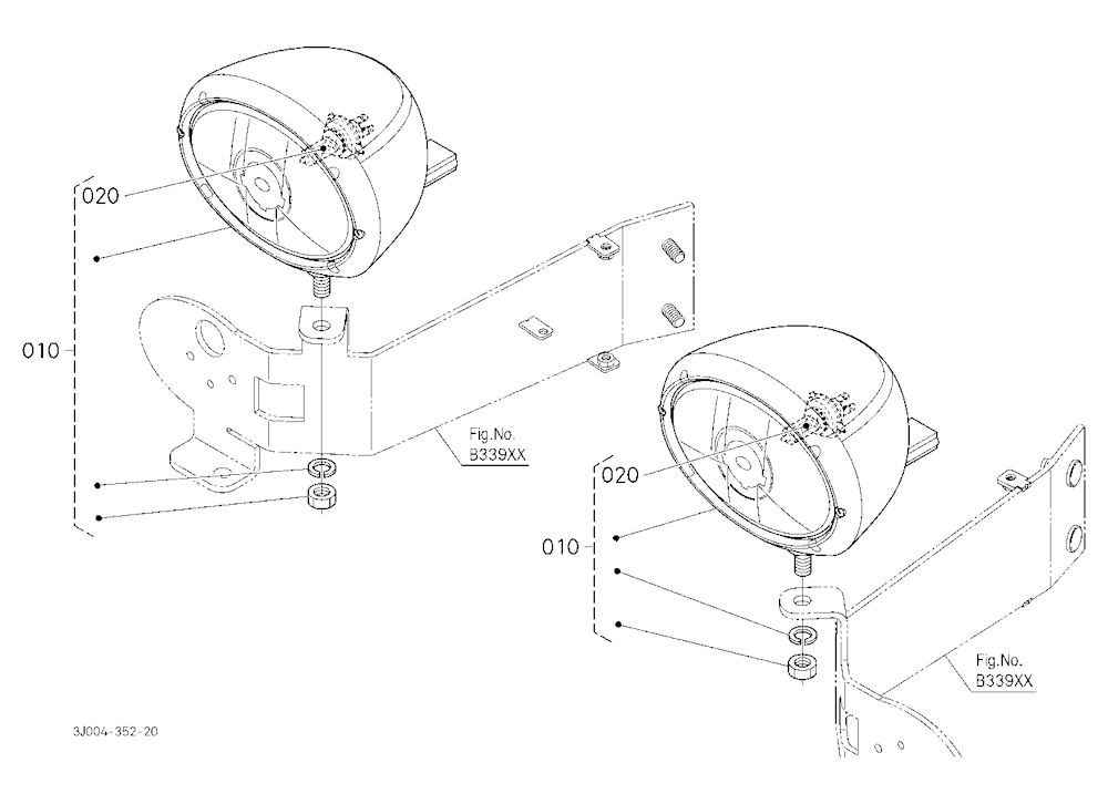 Head Light (Pillar) [With Repeat Head Light]