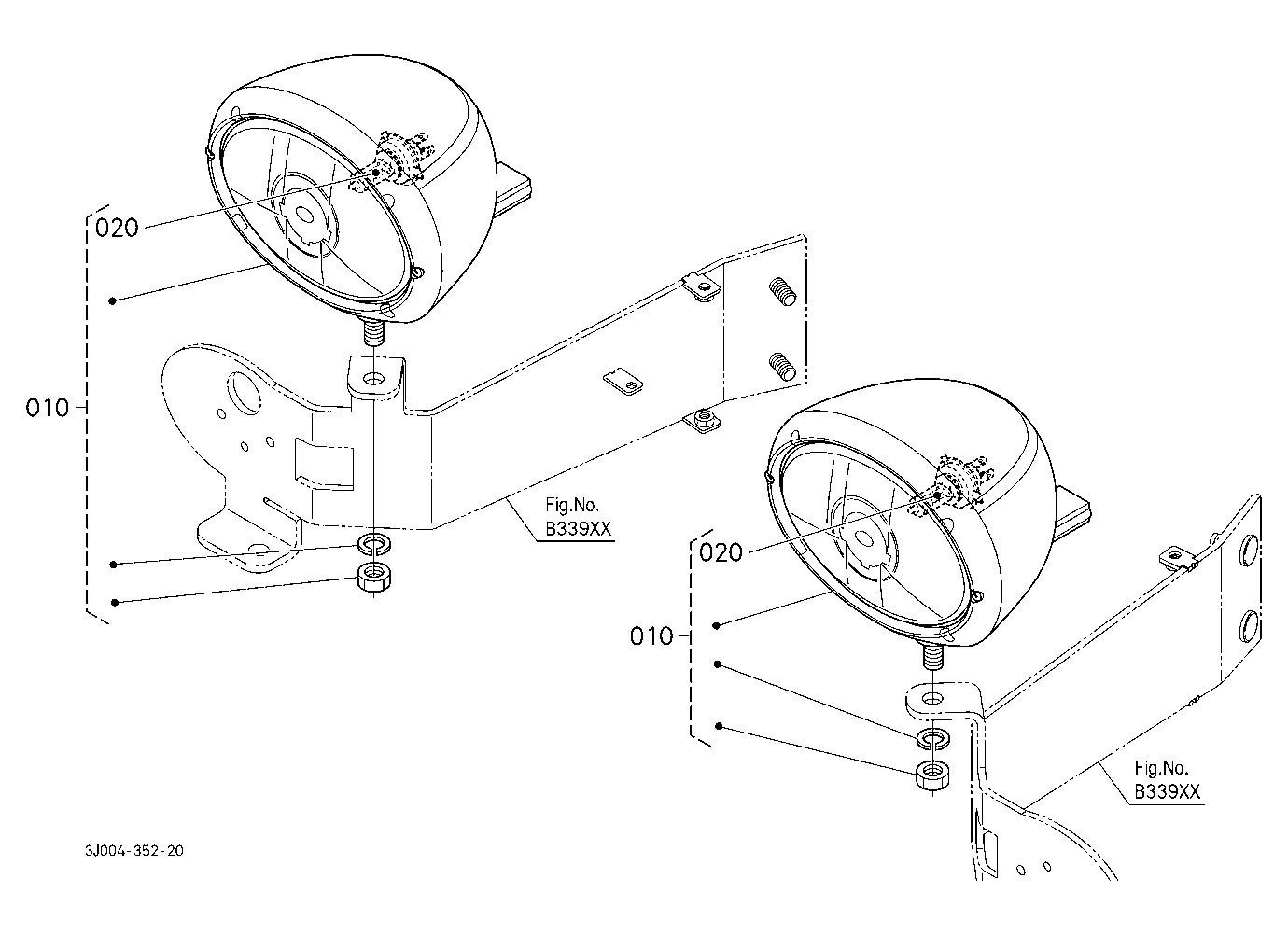 Head Light (Pillar) [With Repeat Head Light]
