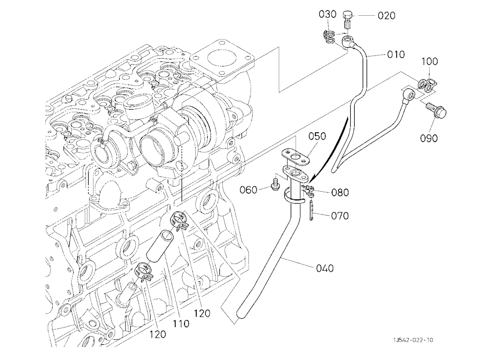 Oil Pipe (Turbo Charger)
