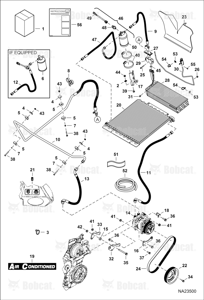 Heater & A/C (A/C Kit)  A3P216352 & Above