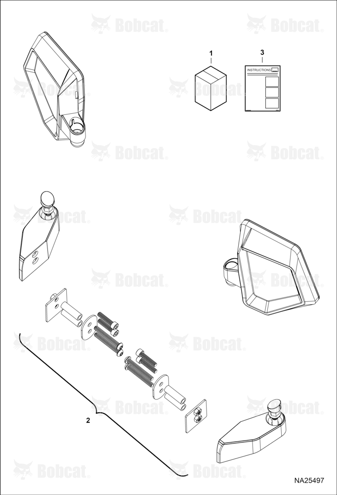 Premium Door Mirror Kit