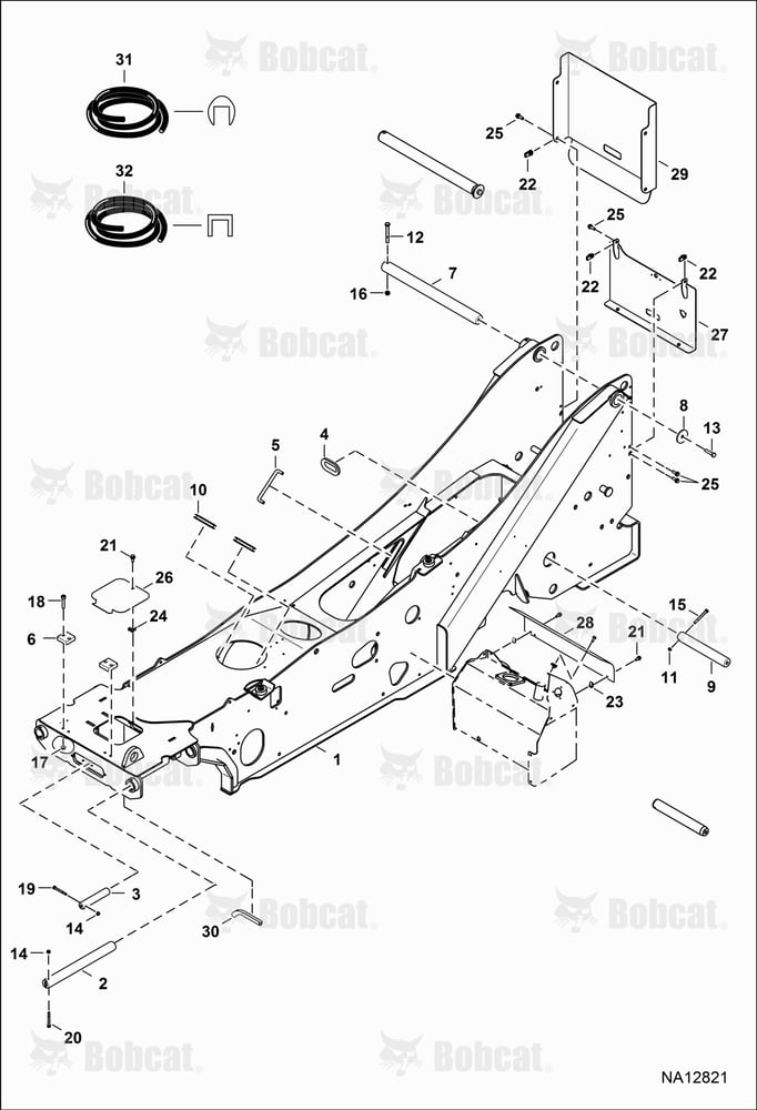 Main Frame (Leveling) B54S11001 & Above