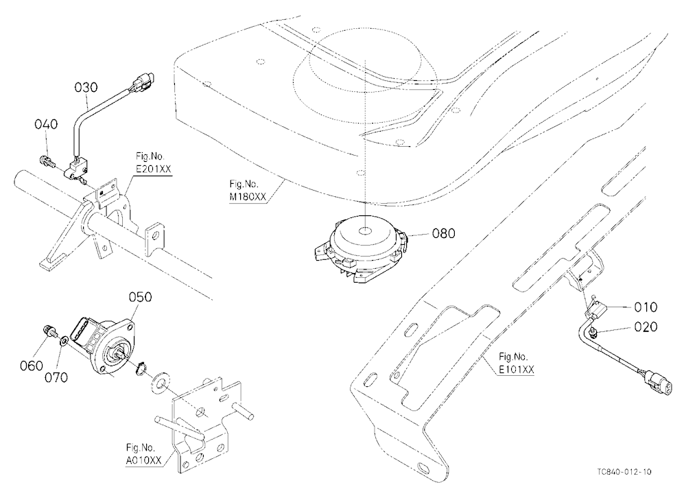 Switch/Sensor (Accelerator Lever/Brake Pedal/Shutt