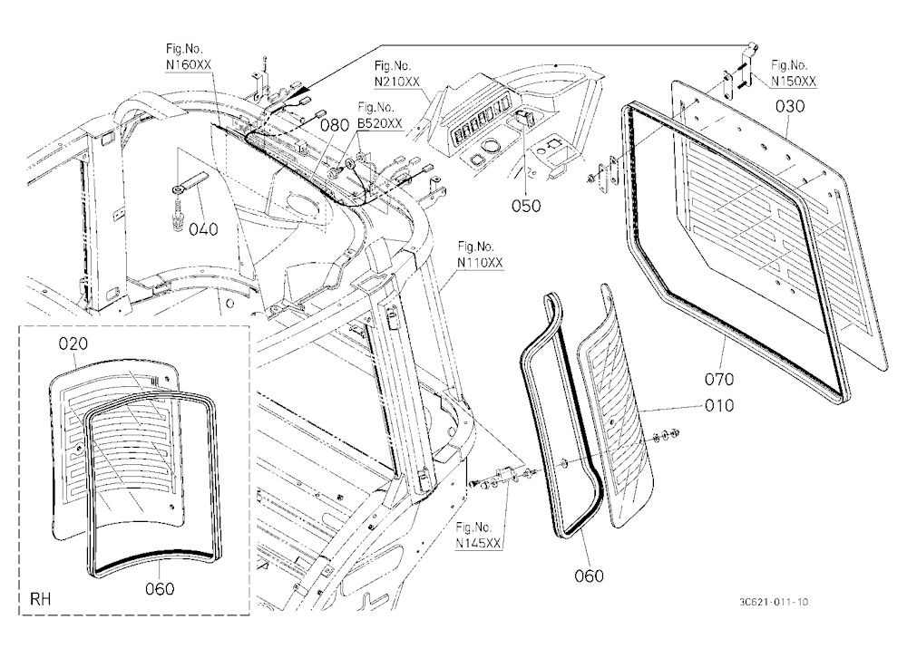 Rear Defogger Kit (Glass) [Option]