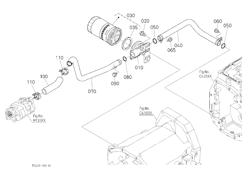 Hydraulic Oil Line (Inlet)