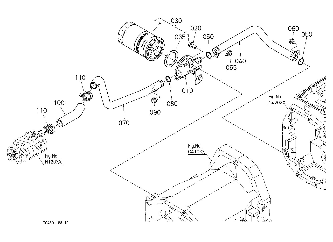 Hydraulic Oil Line (Inlet)