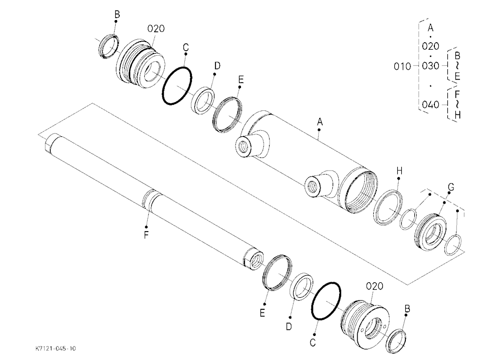 Steering Cylinder [Component Parts]