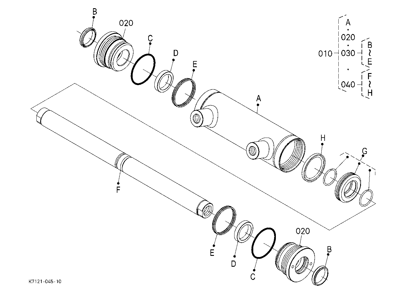Steering Cylinder [Component Parts]