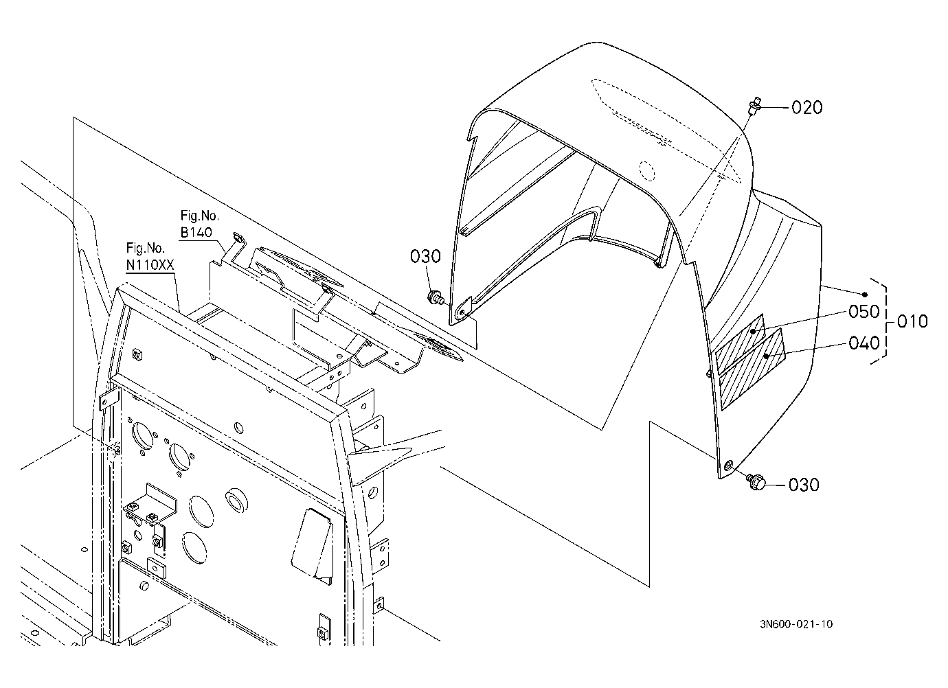 Hood(Bonnet) Rear [A]