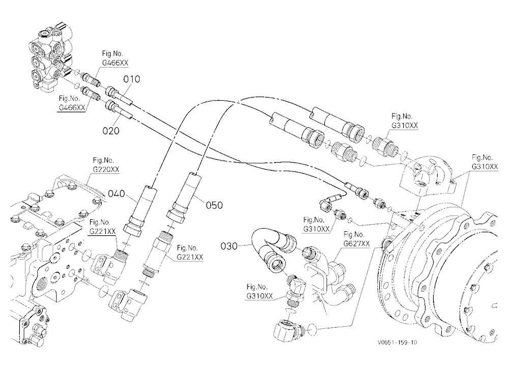 Oil Piping (Travel Left)