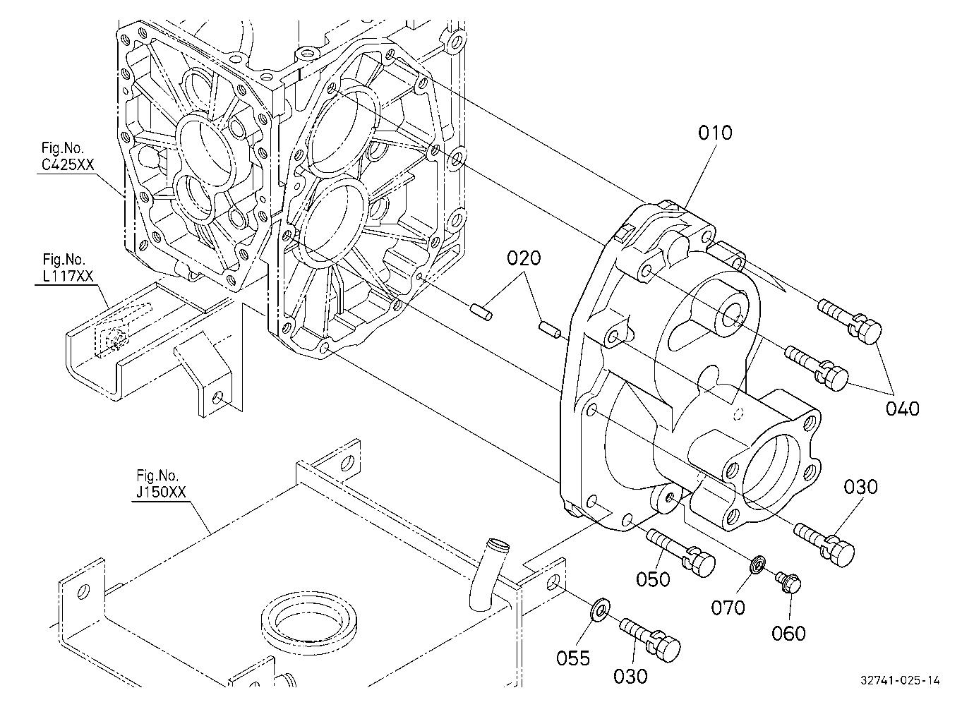 Rear Axle Case Lh