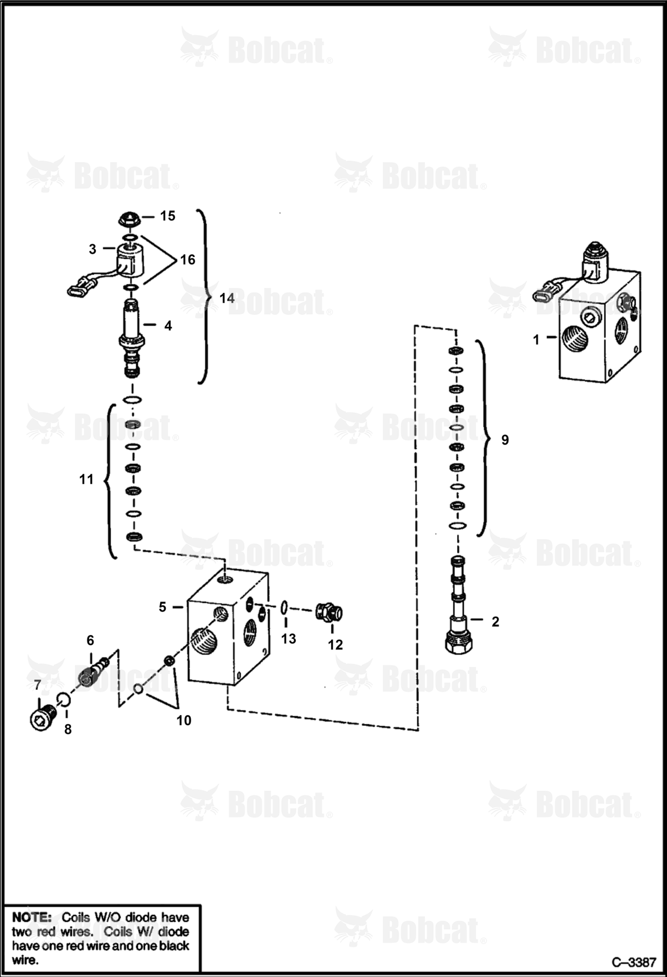Tilt Lock Valve  514712999 & Below, 514811115 & Below