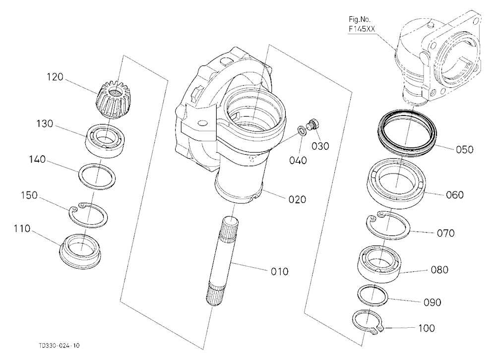 Front Axle Case Rh