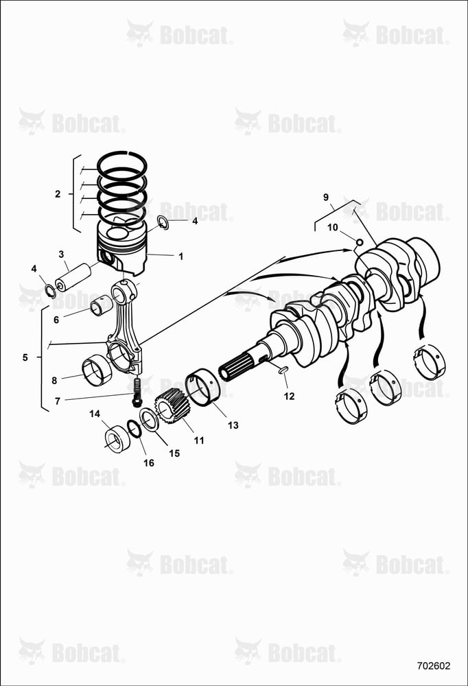 ENGINE, Piston and Crankshaft