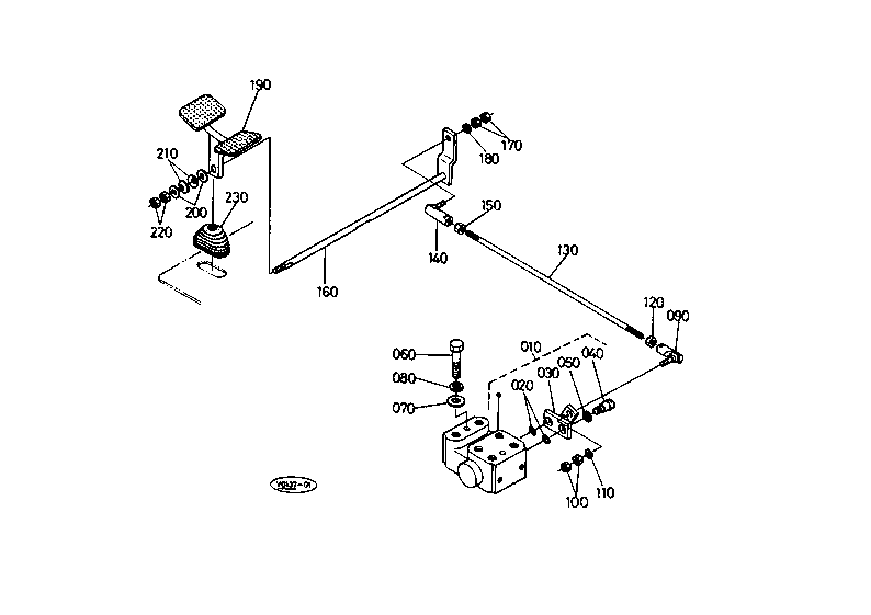 Control Pedal (Swivel/Swing Change)