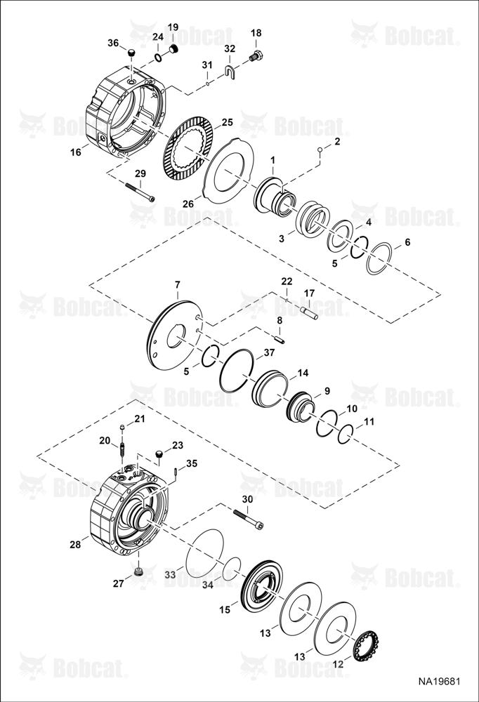 Rear Axle (Brakes) B53C11001 - B53C11999