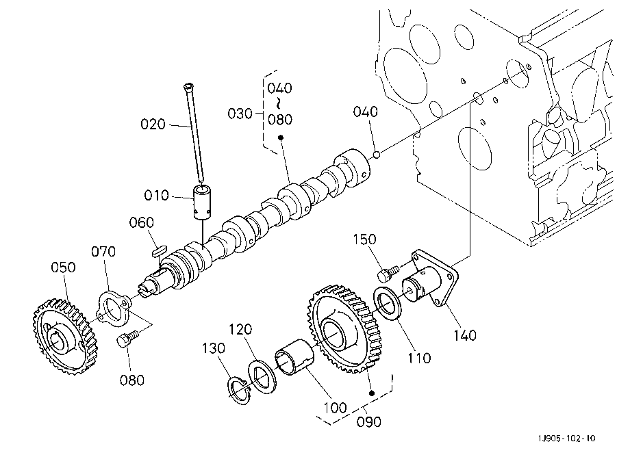 Camshaft And Idle Gear Shaft