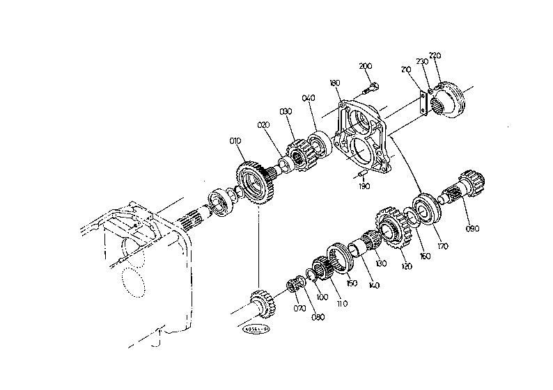 Hi-Lo Gear Shaft