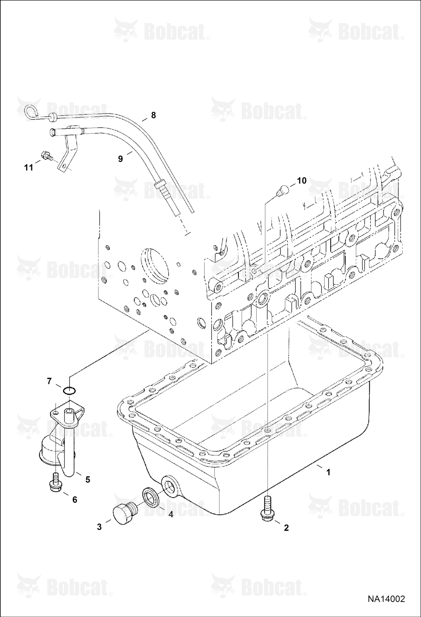 Oil Pan (Black) (Engine Serial # V2403-7****** or V2403-8******)