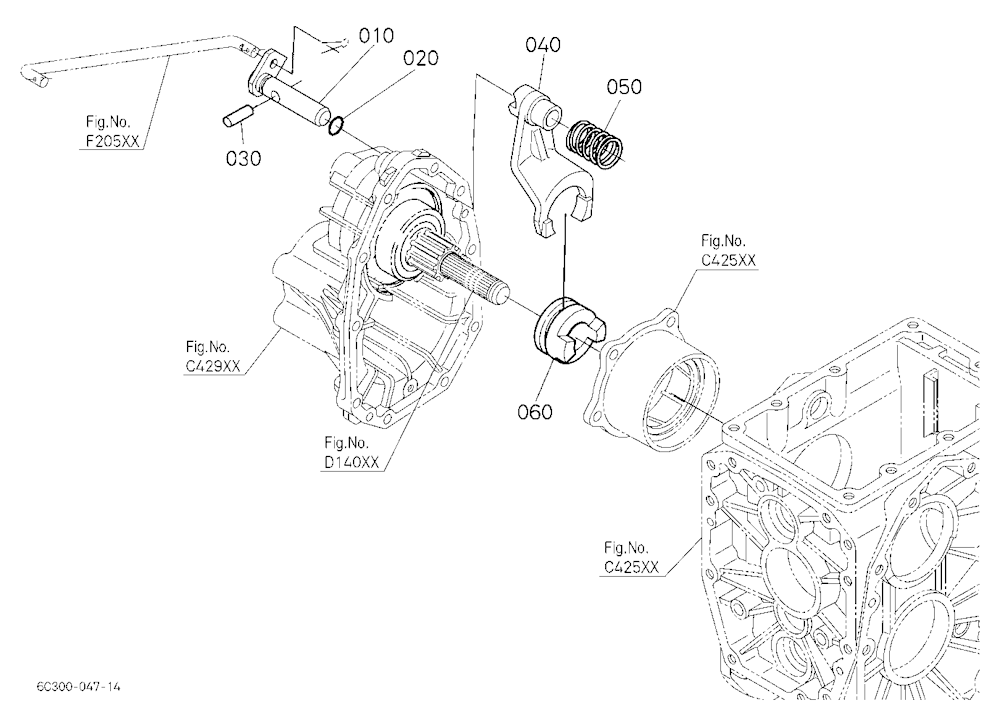 Differential Lock Shift Fork