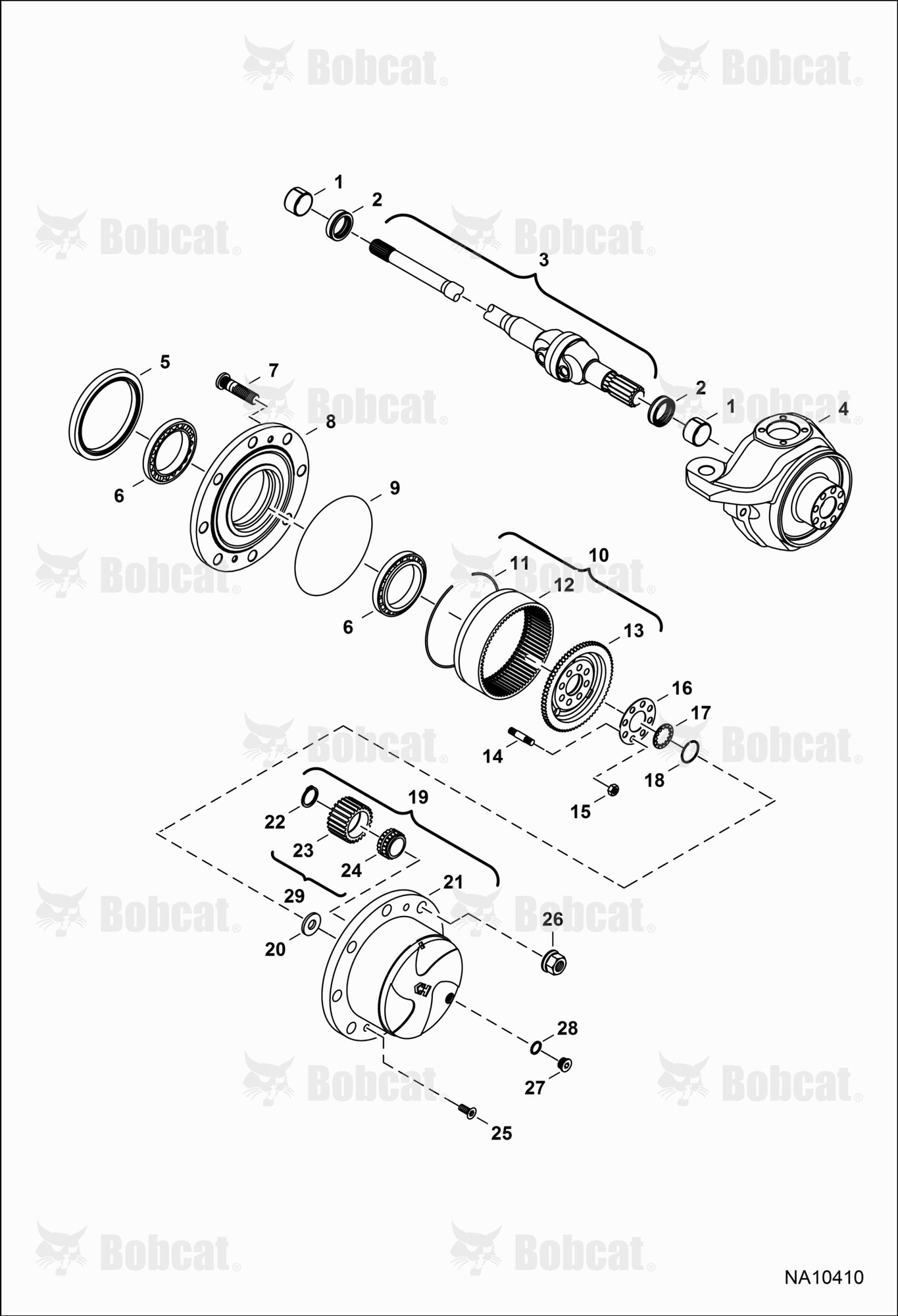 Front Axle (Wheel Hub)