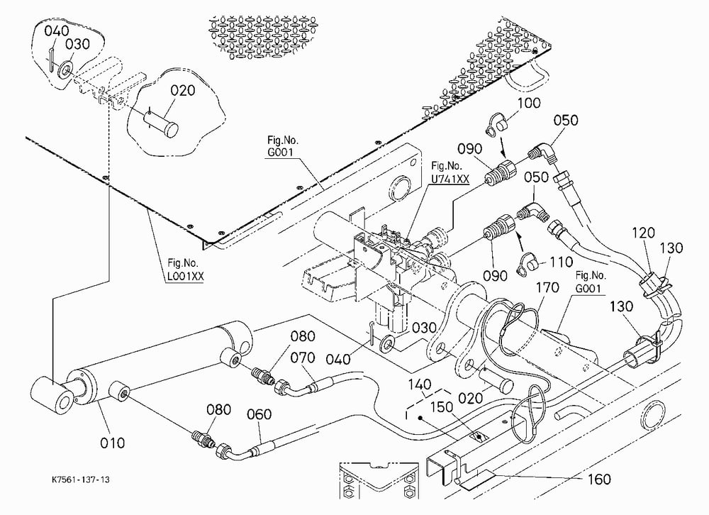 HYD. BED LIFT/REMOTE KIT (LIFT CYL.) [RTV900G6] [O