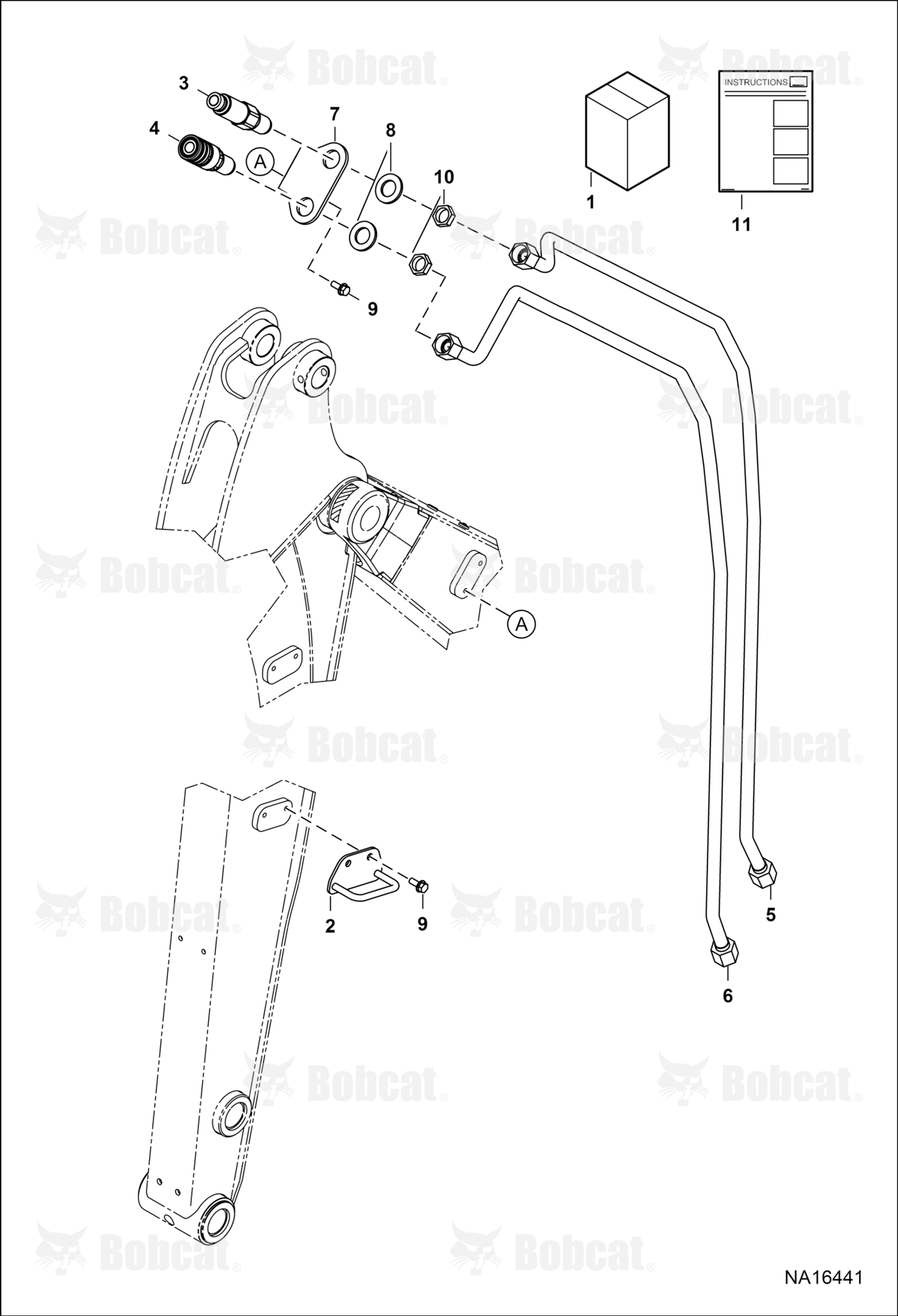 Hydraulic Auxiliary Kit (First)(Boom)