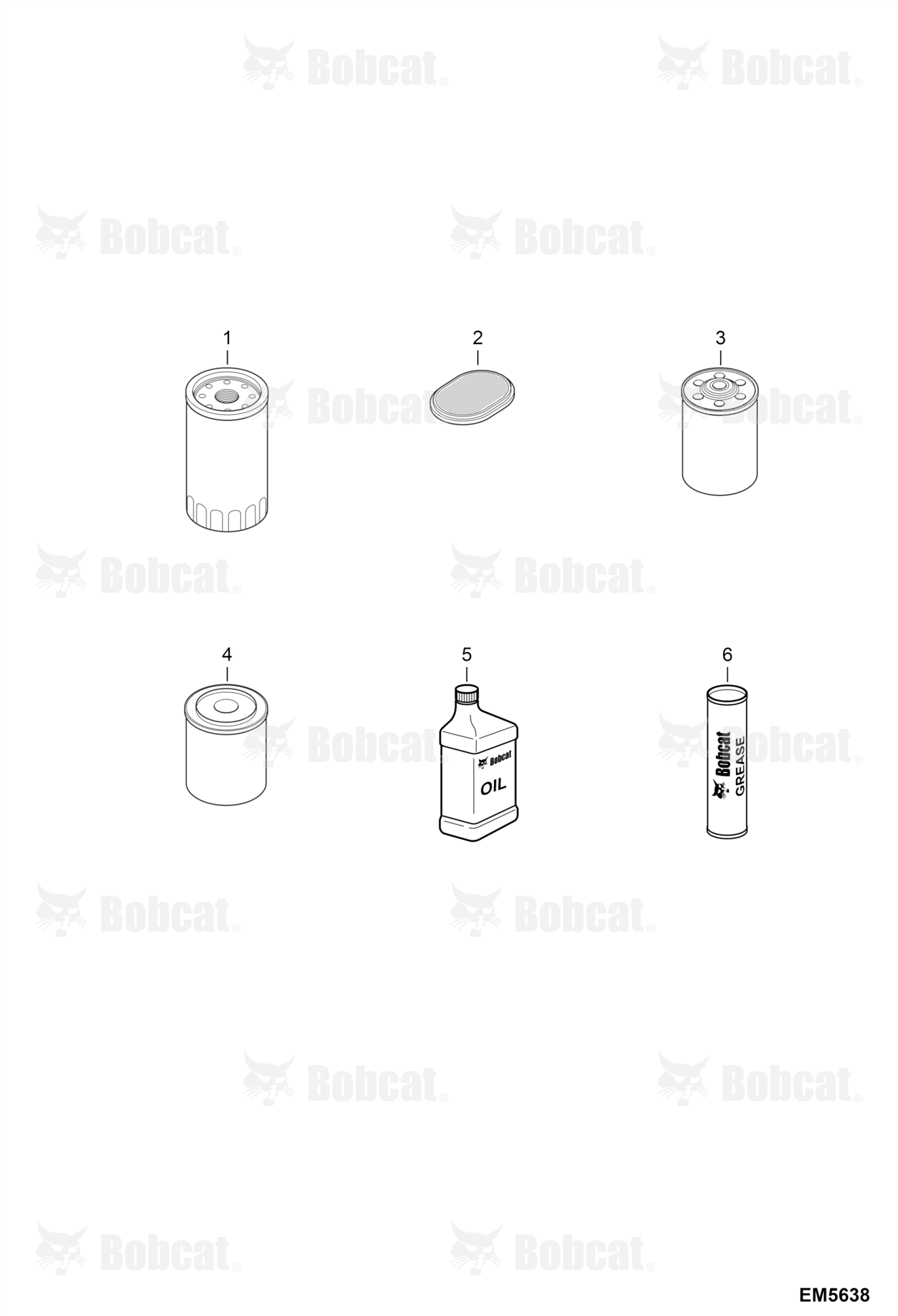 Scheduled Maintenance Items (First 50 Hours)