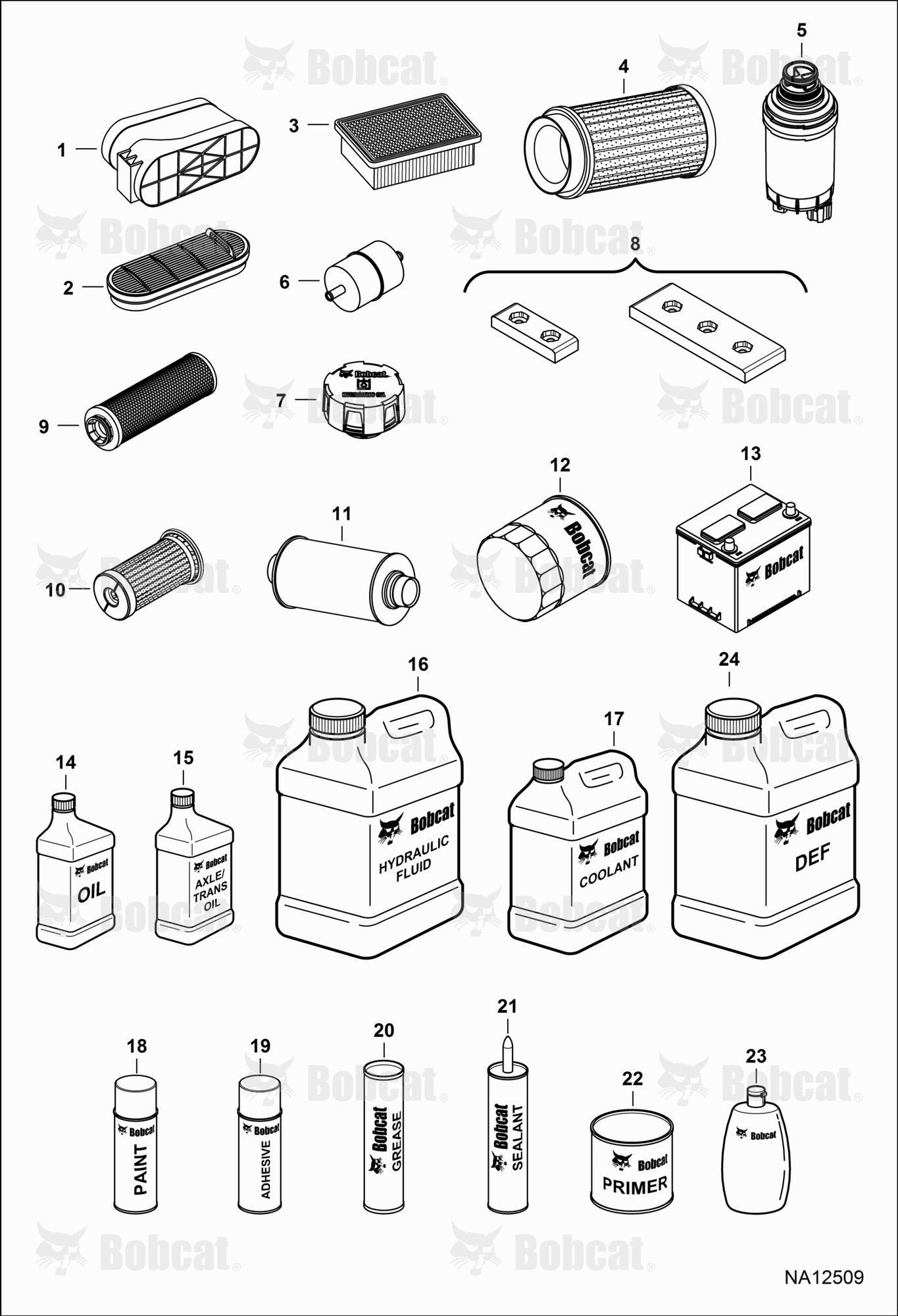 Maintenance Items (Service Parts)