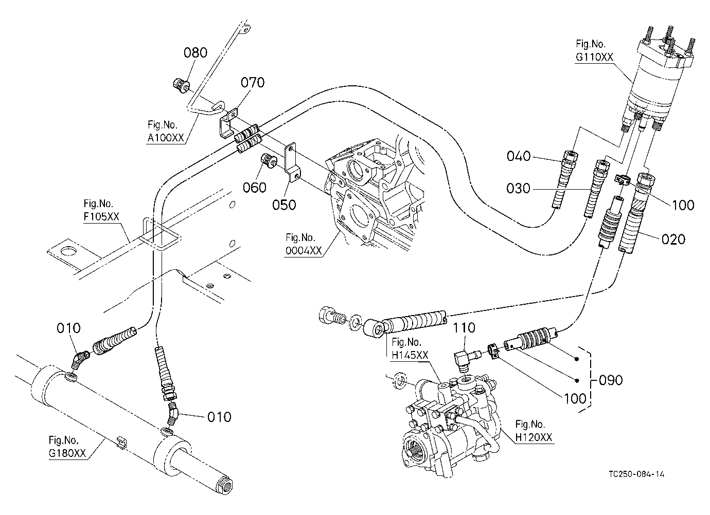 Hydraulic Oil Line (Ps)