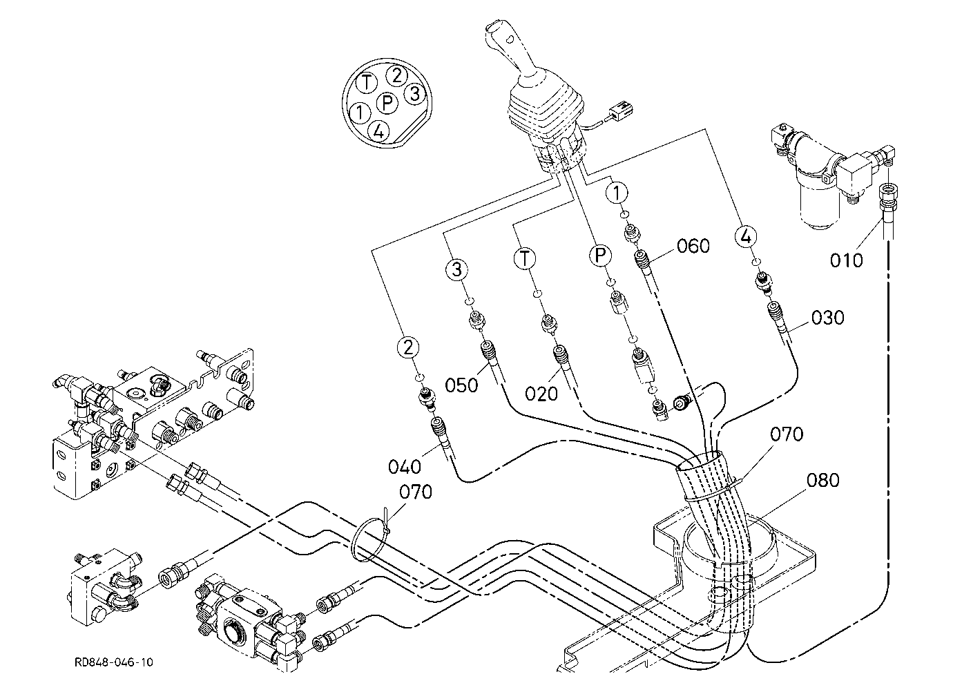 Oil Piping (Control Lh)