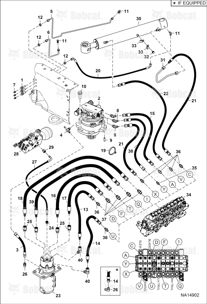 Hydraulic Circuitry (Upper/Swing)