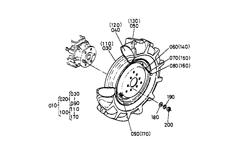 Front Wheel (6-12) B7200D-Gp