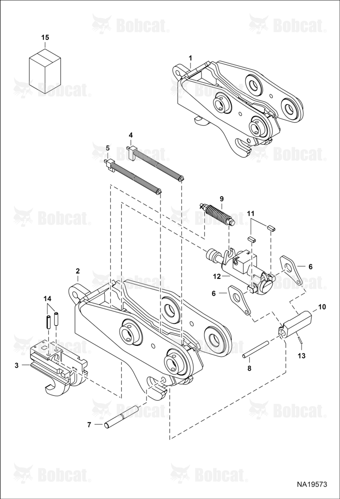 Pin Grabber Quick Coupler (Geith) (Hydraulic) (E85) (E88)