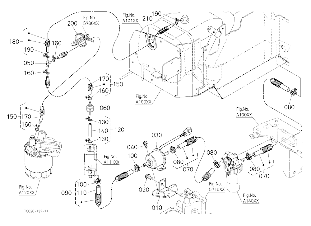 Fuel Pipe (Separator/Fuel Pump)