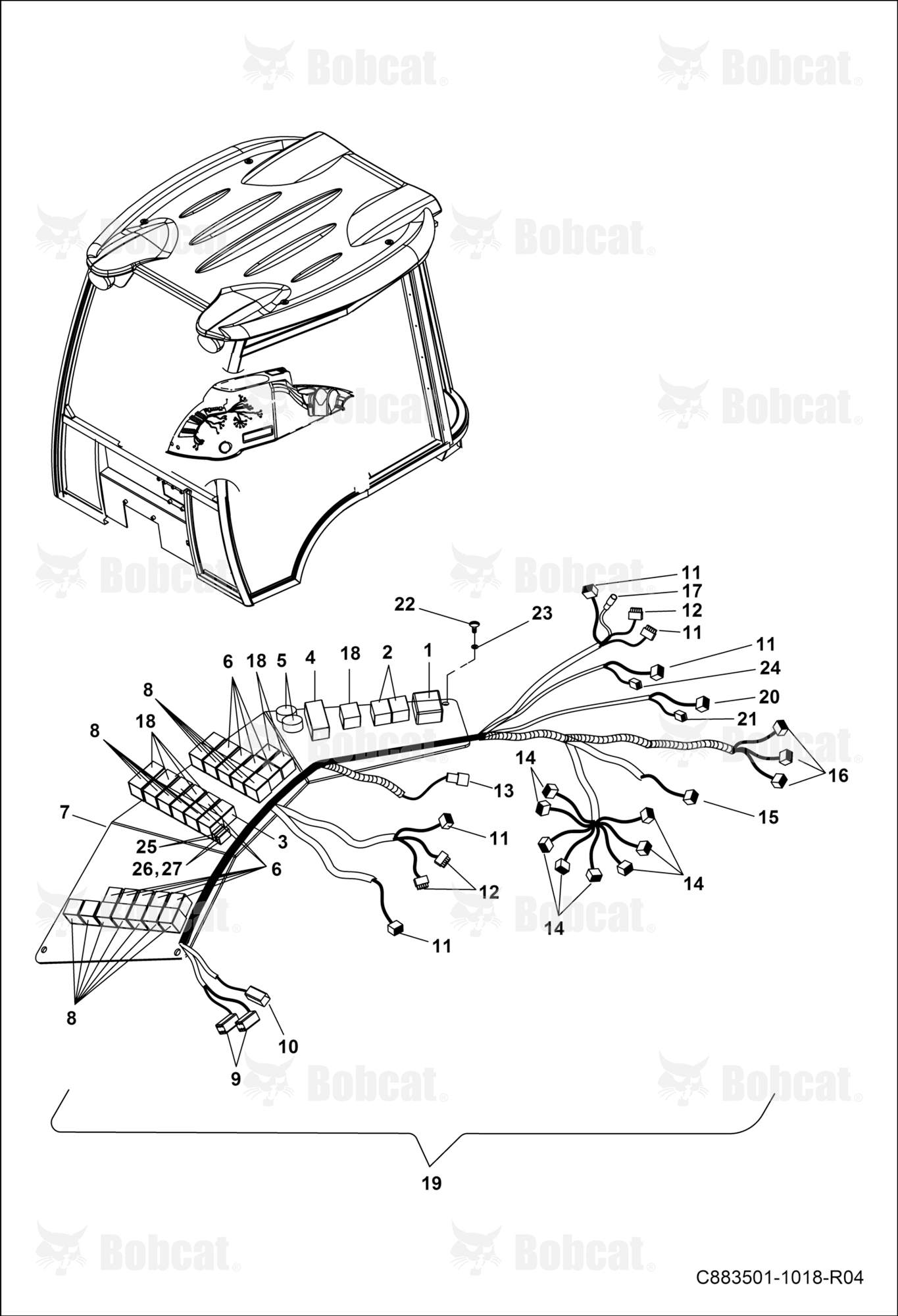 Relay Fitting Group  B45111555 & Above