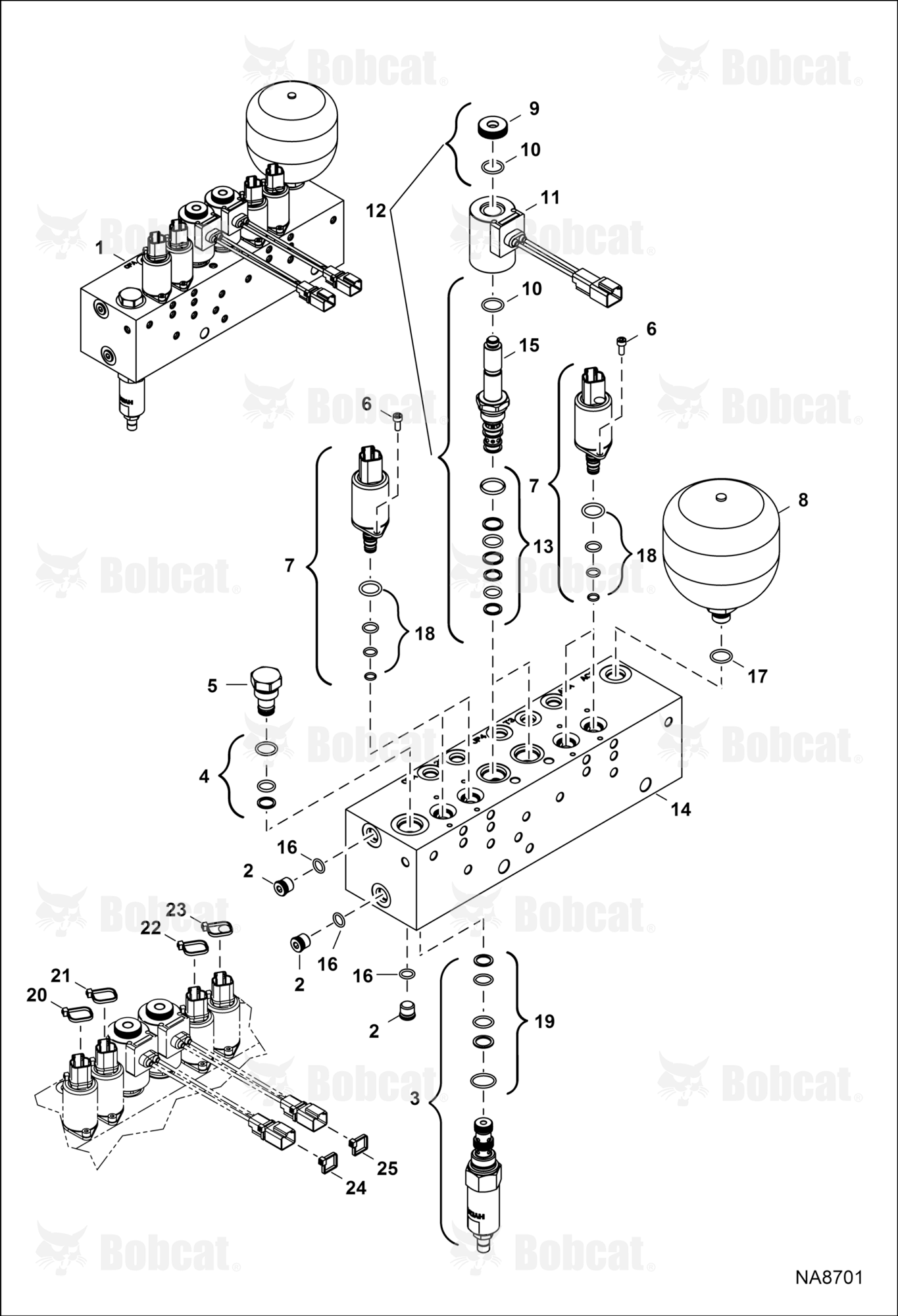 Manifold ASSY (W/O Angle Blade)