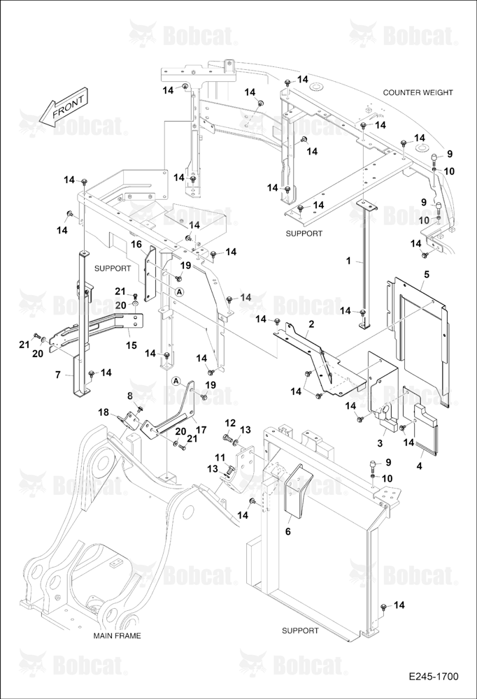 Support & Baffle (Two)