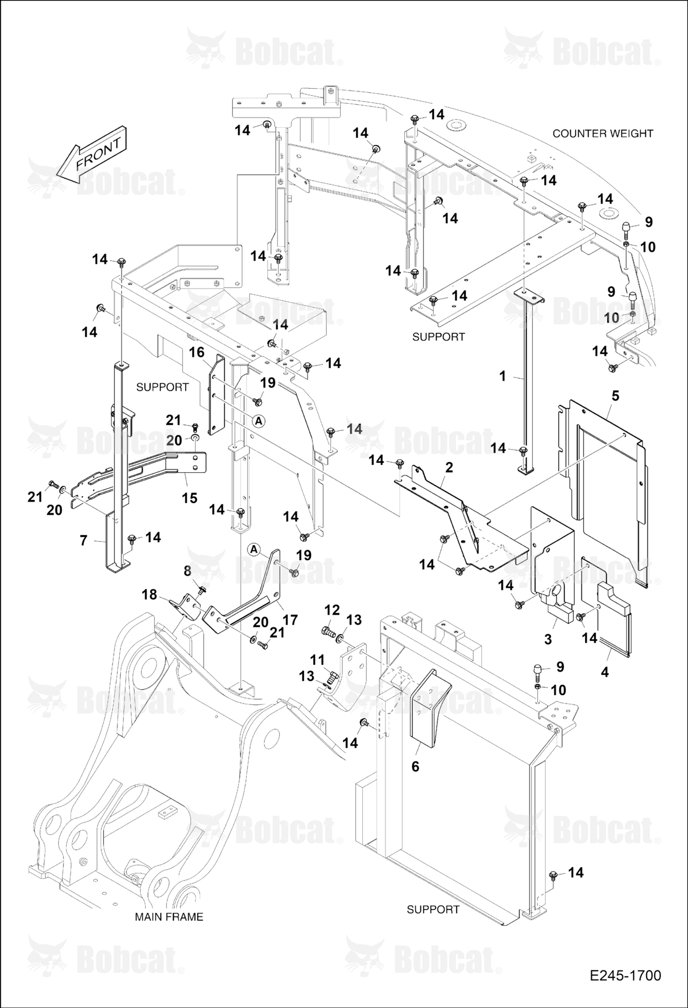Support & Baffle (Two)