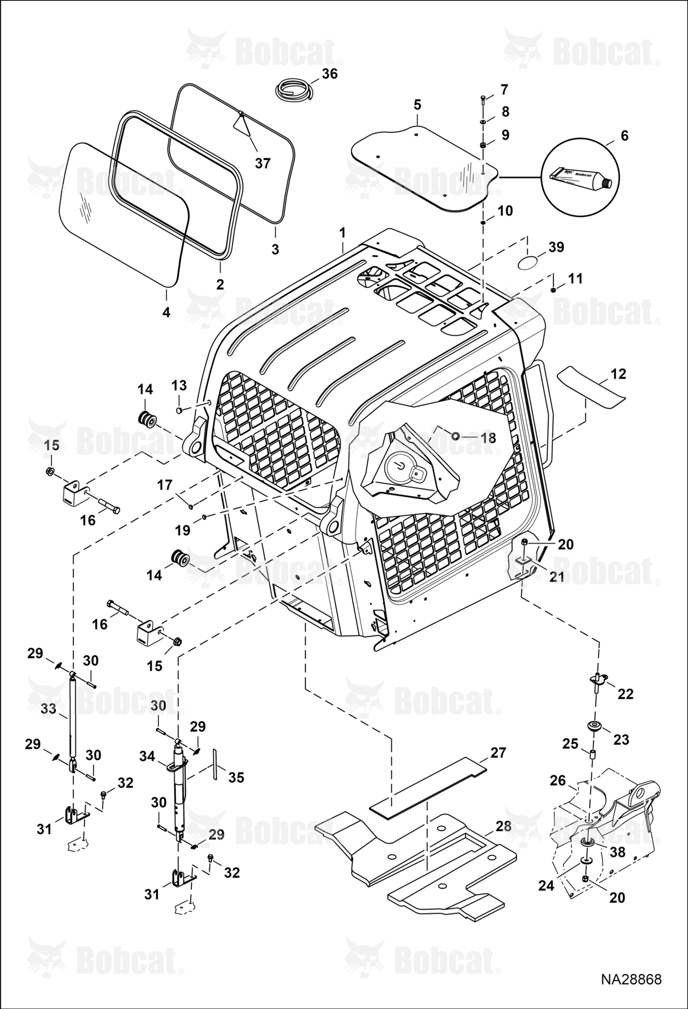 Operator CAB (Gas Spring)