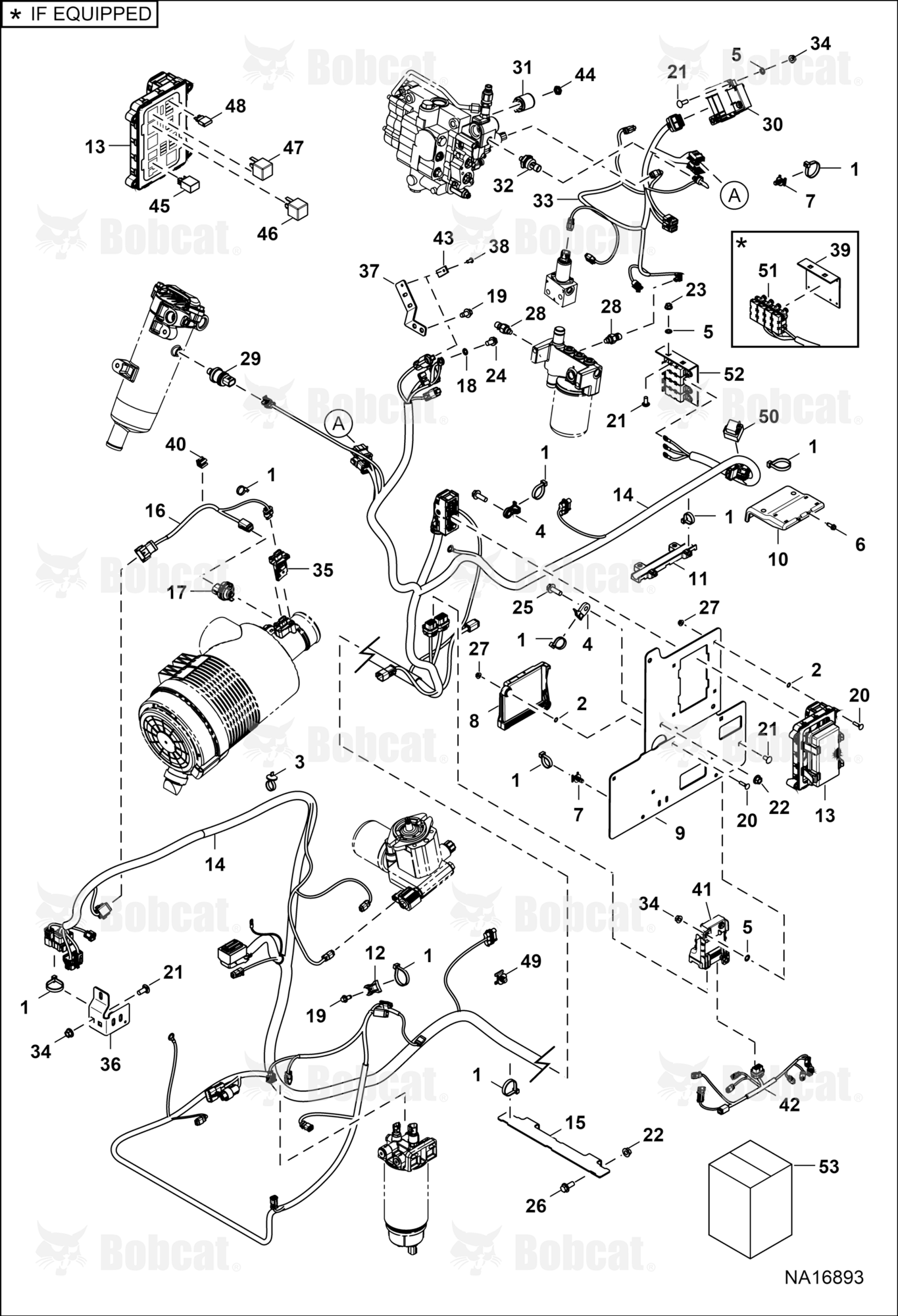 Engine Electrical Circuitry (Frame Harness, Fuse Relay, & Sensors) B4CD11001 - B4CD15645, B4CD15647 - B4CD15746