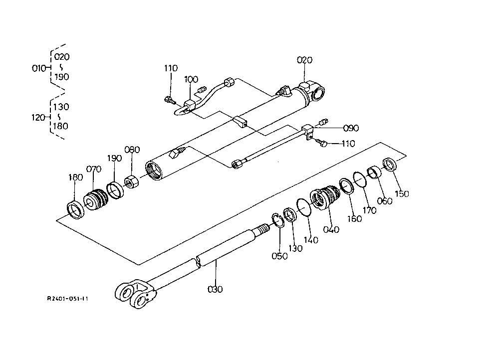 Lift Cylinder Right [Component Parts]
