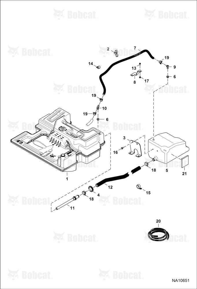 Engine & Attaching Parts (Fuel System) (Dual Tank)