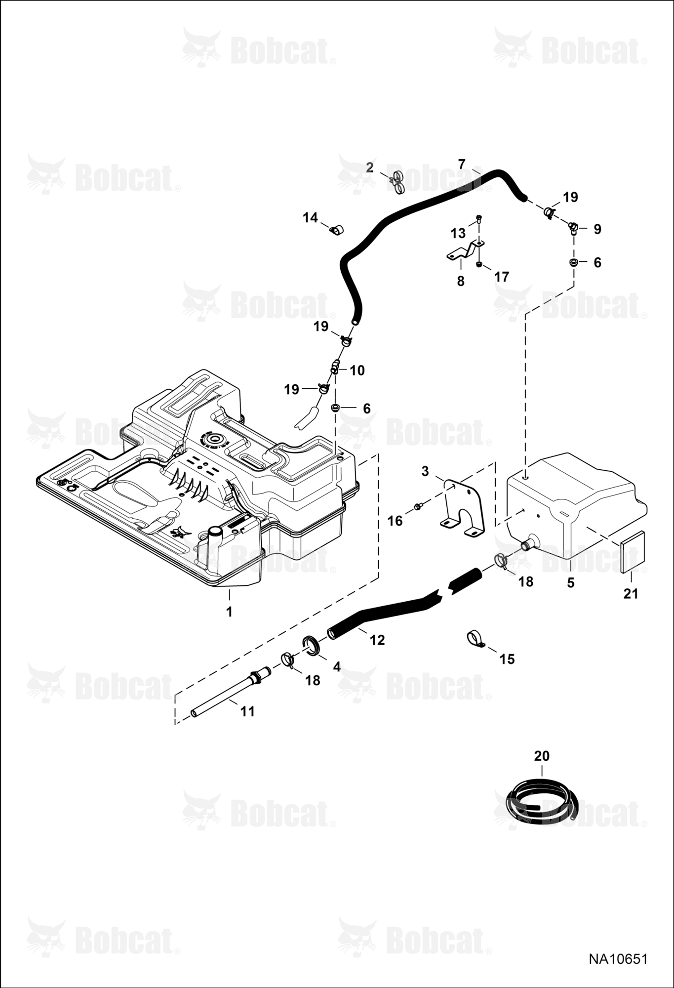 Engine & Attaching Parts (Fuel System) (Dual Tank)